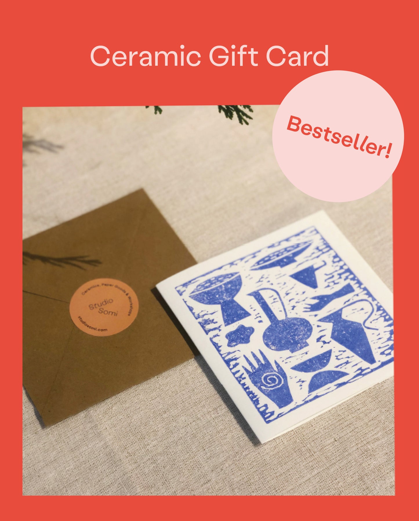 Ceramic Gift Card – Schnupperkurs an der Töpferscheibe (inkl. Karte und Versandkosten!)