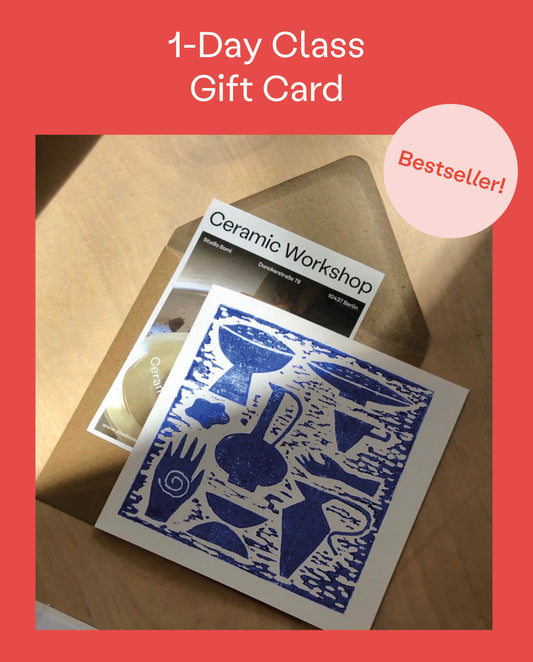 Ceramic Gift Card – Schnupperkurs an der Töpferscheibe (inkl. Karte und Versandkosten!)