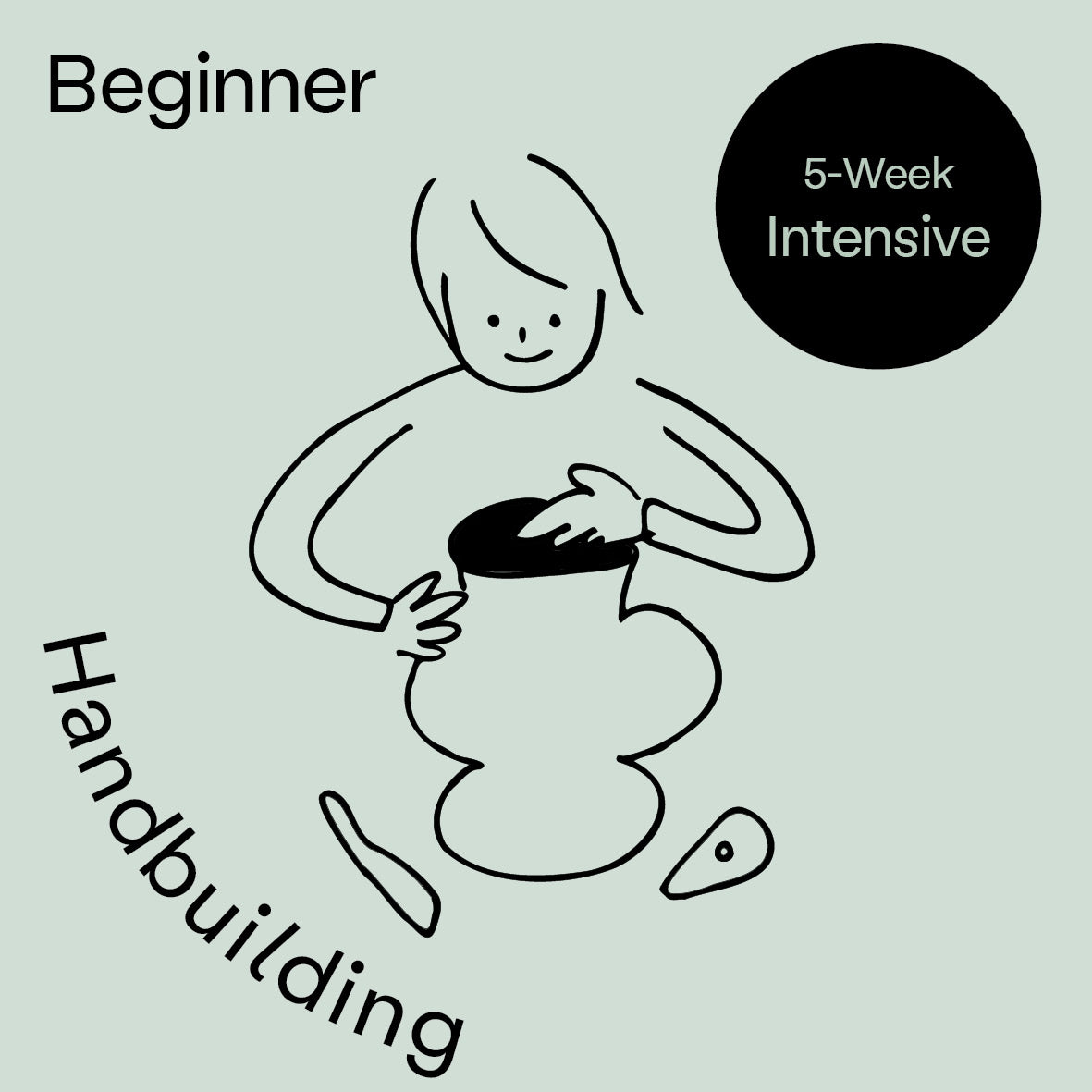 5-Week, Sculpting / Handbuilding-Beginners (Handaufbau-Workshop für Anfänger, am Abend)